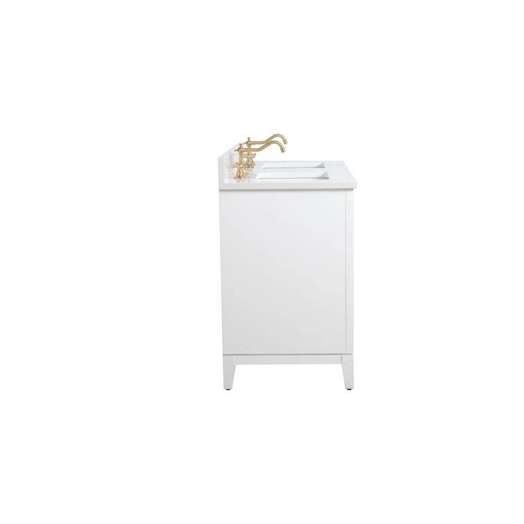 54 Double Bathroom Vanity with Top