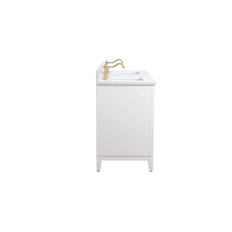 60 Double Bathroom Vanity with Top