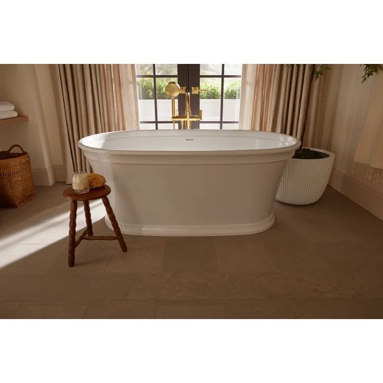 Castia by Studio McGee Floor-Mount Bath Filler Trim with Handshower