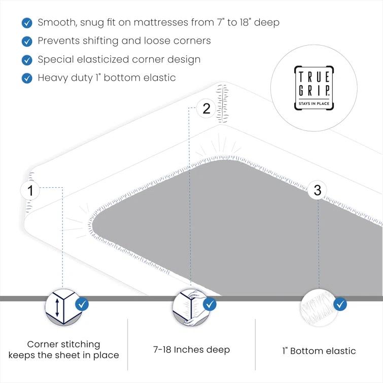 Ultimate Percale 100% Cotton 400TC Cool & Crisp Sheet Set