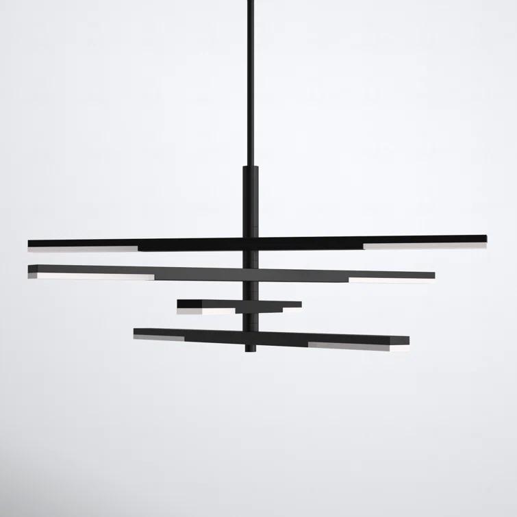 Erik 8 Light Metal Dimmable LED Sputnik Chandelier