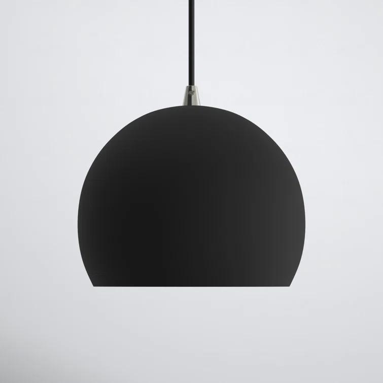 Schultz Single Light Metal Dimmable Pendant