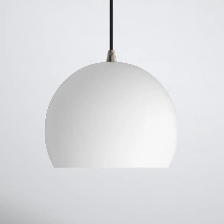 Schultz Single Light Metal Dimmable Pendant