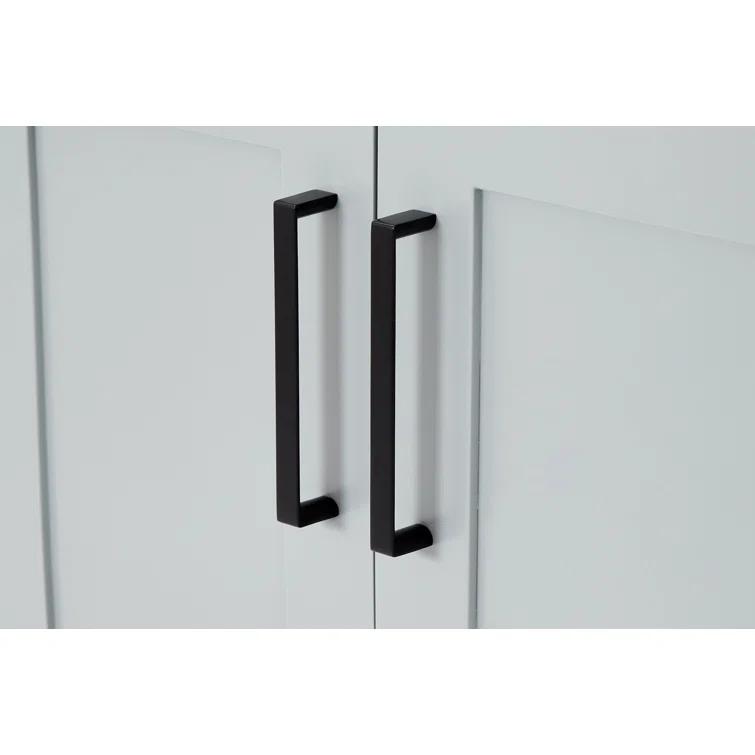 Wildon Home® Tidworth 42'' Solid Wood Single Bathroom Vanity with 1.5'' White Quartz Top, Right Offset Rectangular Sink