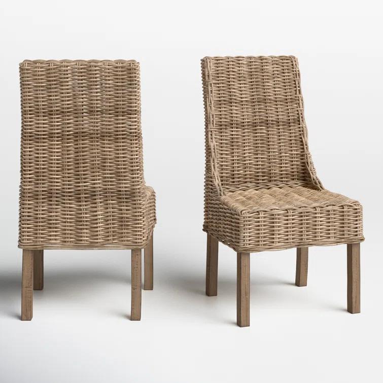 Armine Wicker Side Chair