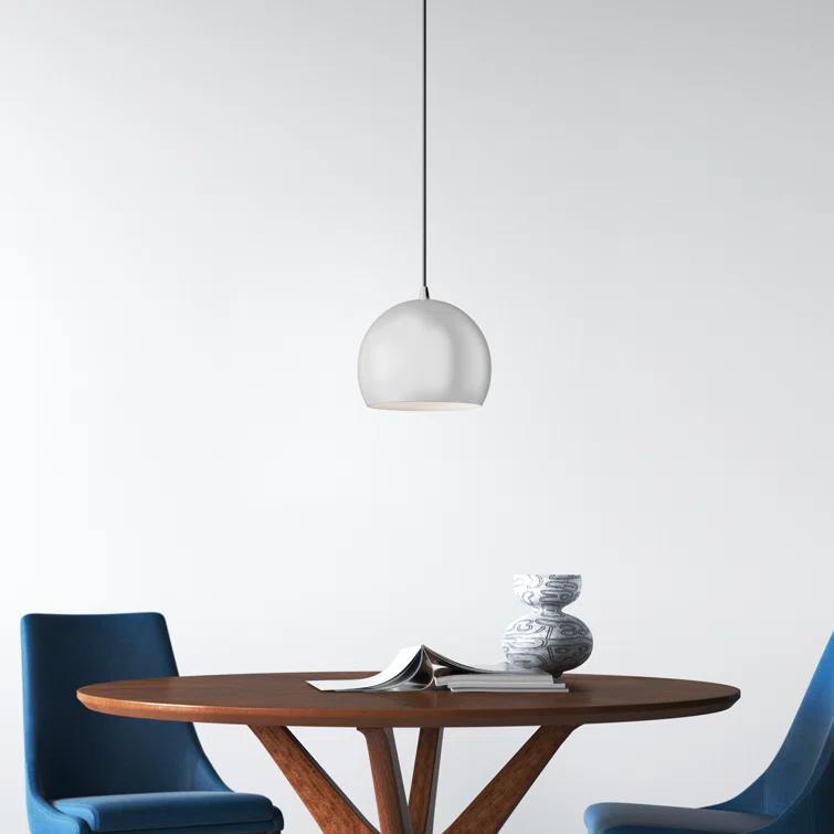 Schultz Single Light Metal Dimmable Pendant