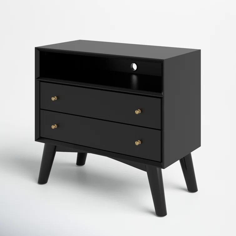 Williams 2-Drawer Nightstand with Shelf
