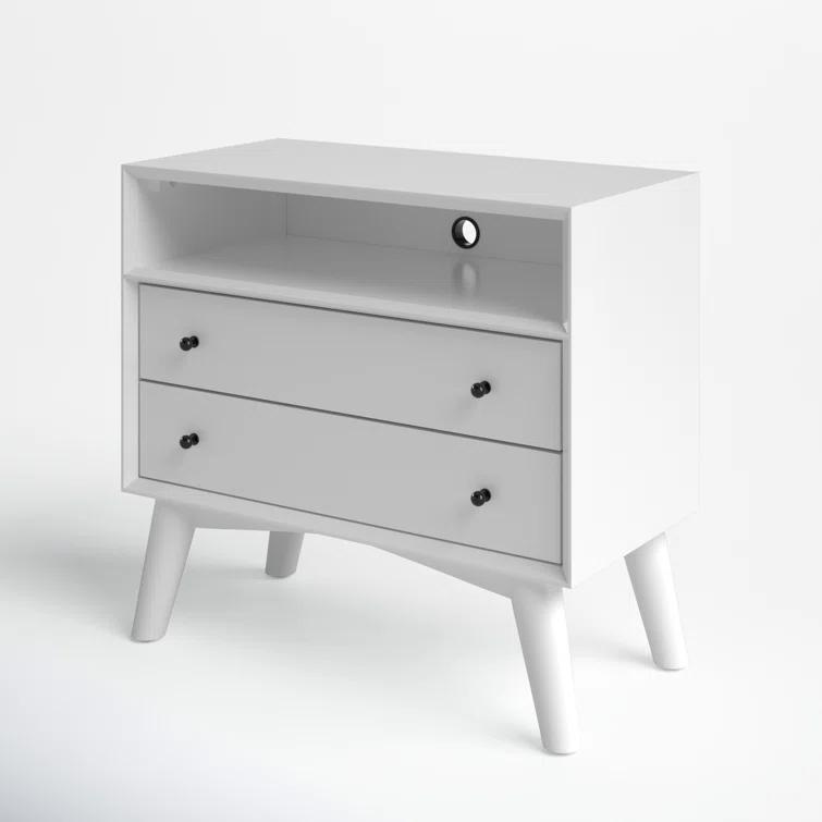 Williams 2-Drawer Nightstand with Shelf
