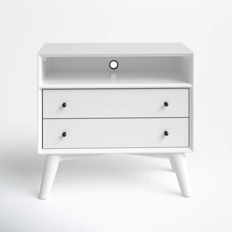 Williams 2-Drawer Nightstand with Shelf