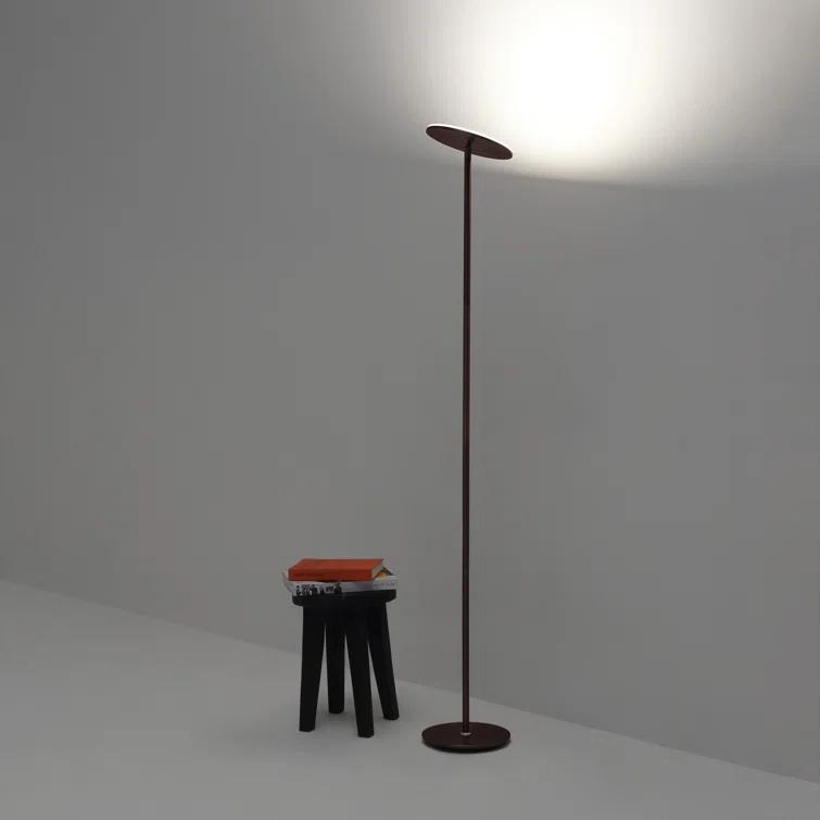 Brightech Sky Industrial 63 in. Dimmable LED Floor Lamp with Adjustable Head