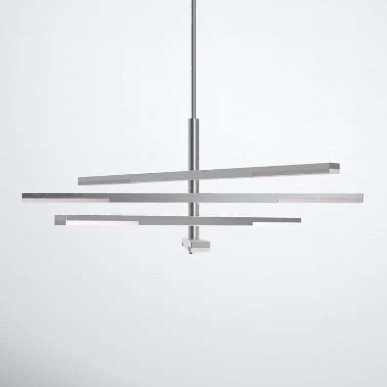 Erik 8 Light Metal Dimmable LED Sputnik Chandelier