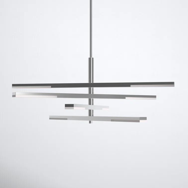 Erik 8 Light Metal Dimmable LED Sputnik Chandelier