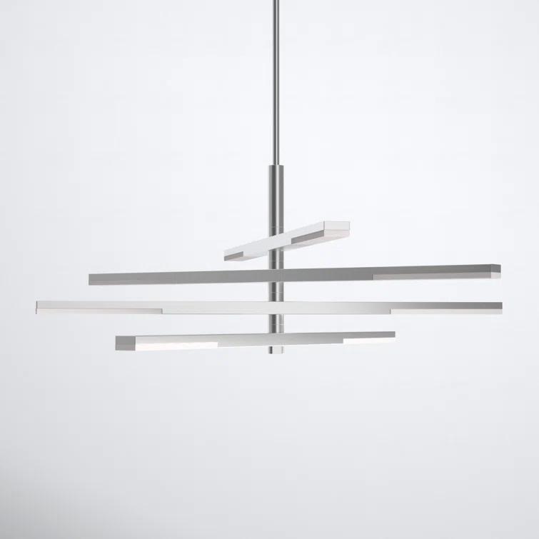 Erik 8 Light Metal Dimmable LED Sputnik Chandelier