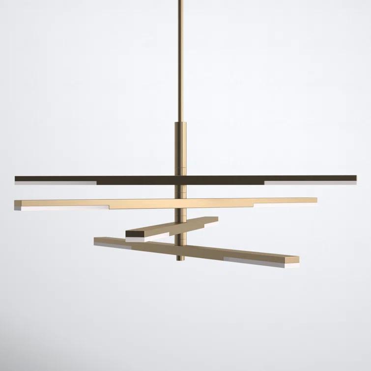 Erik 8 Light Metal Dimmable LED Sputnik Chandelier