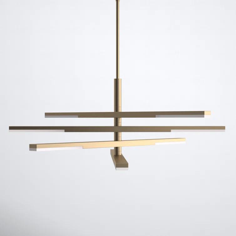 Erik 8 Light Metal Dimmable LED Sputnik Chandelier