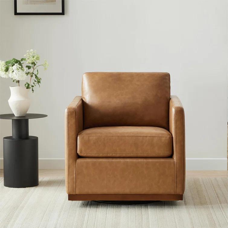Benten Upholstered Swivel Armchair
