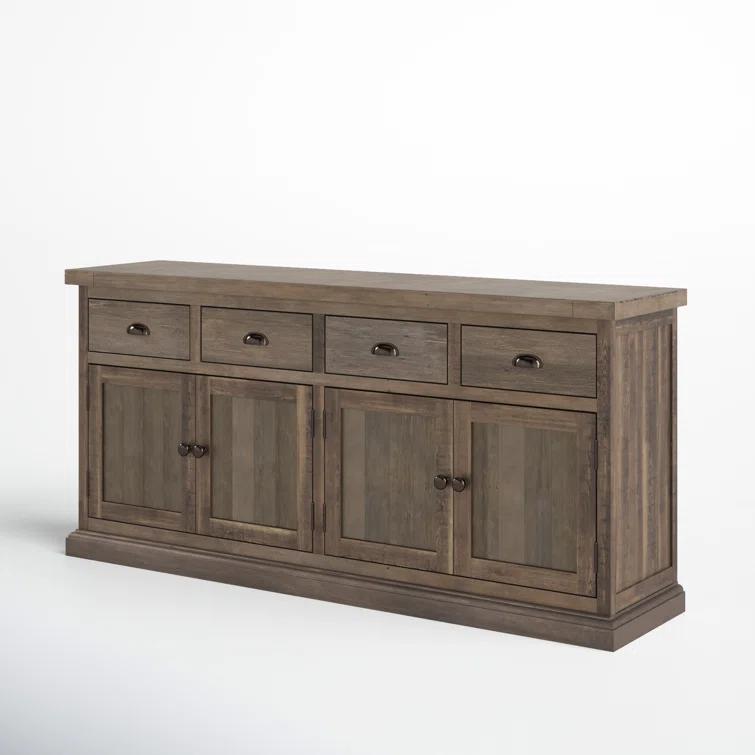 Kinston 74" Wide Solid Wood Sideboard