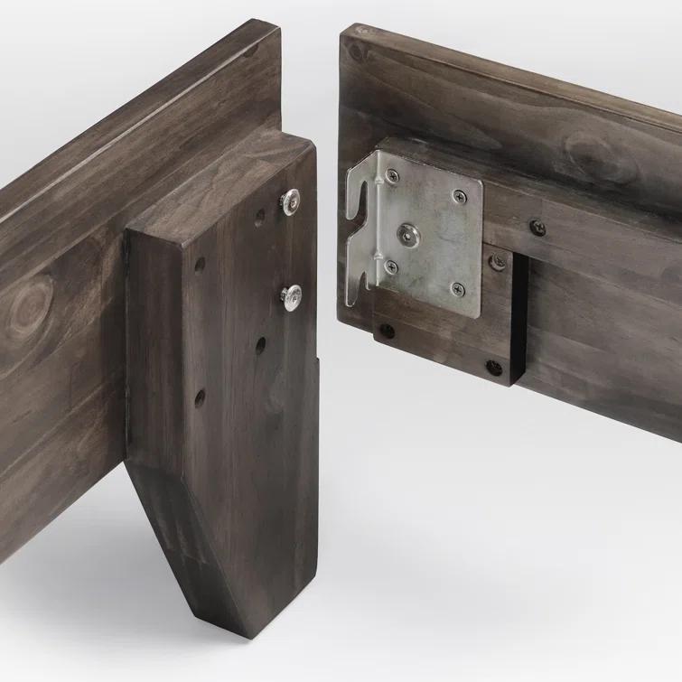 Dedrie Solid Wood Bed