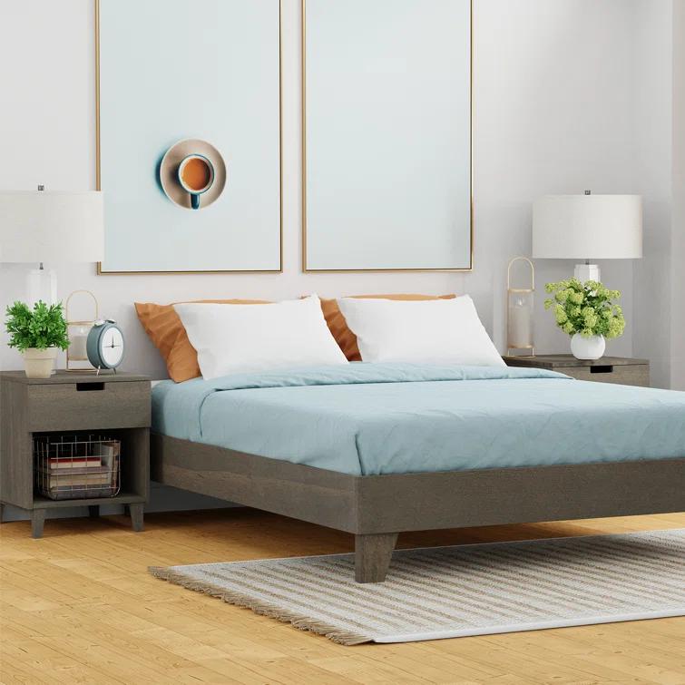Dedrie Solid Wood Bed