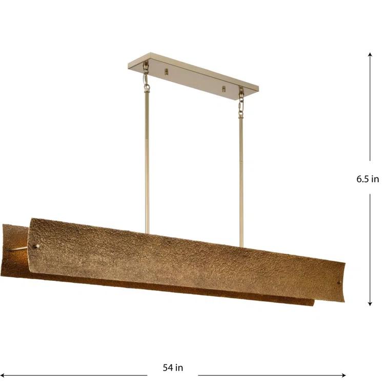 Lusail 8 - Light Dimmable Linear Chandelier