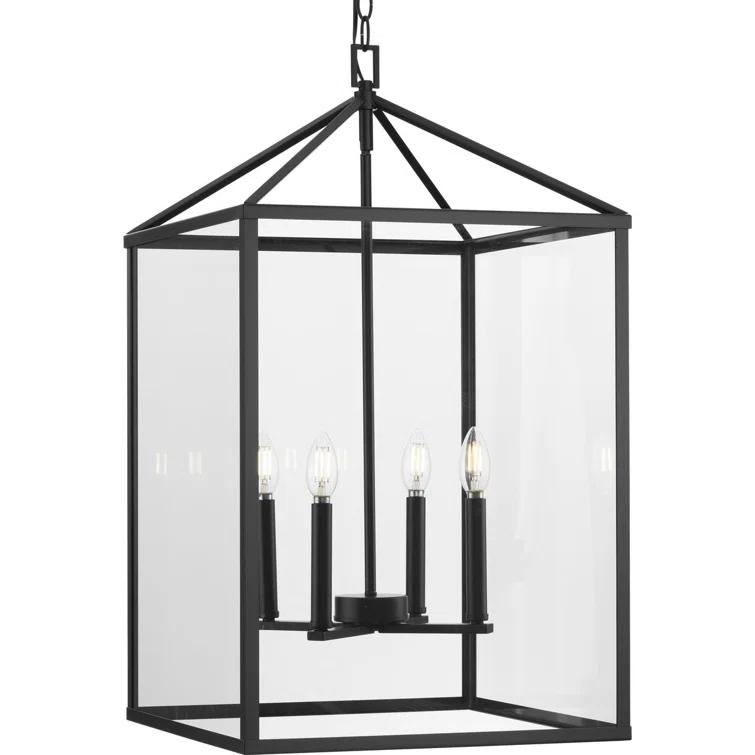 Hillcrest 4 - Light Dimmable Square / Rectangle Chandelier