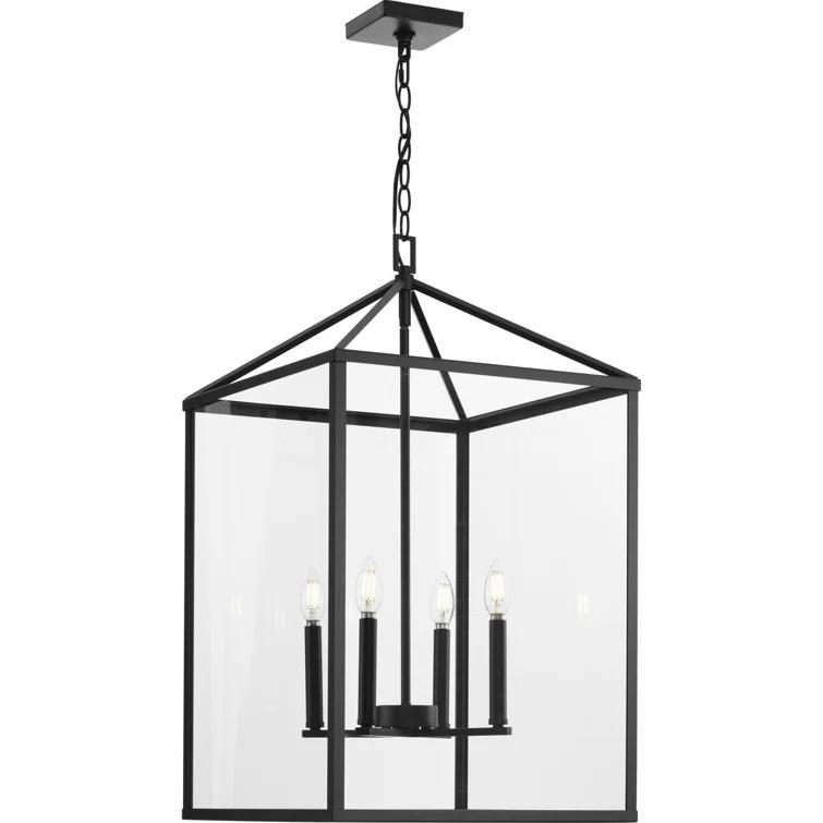 Hillcrest 4 - Light Dimmable Square / Rectangle Chandelier