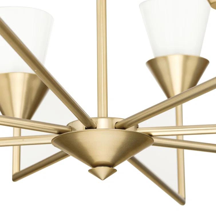 Progress Lighting Pinellas 8 - Light Dimmable Tiered Chandelier