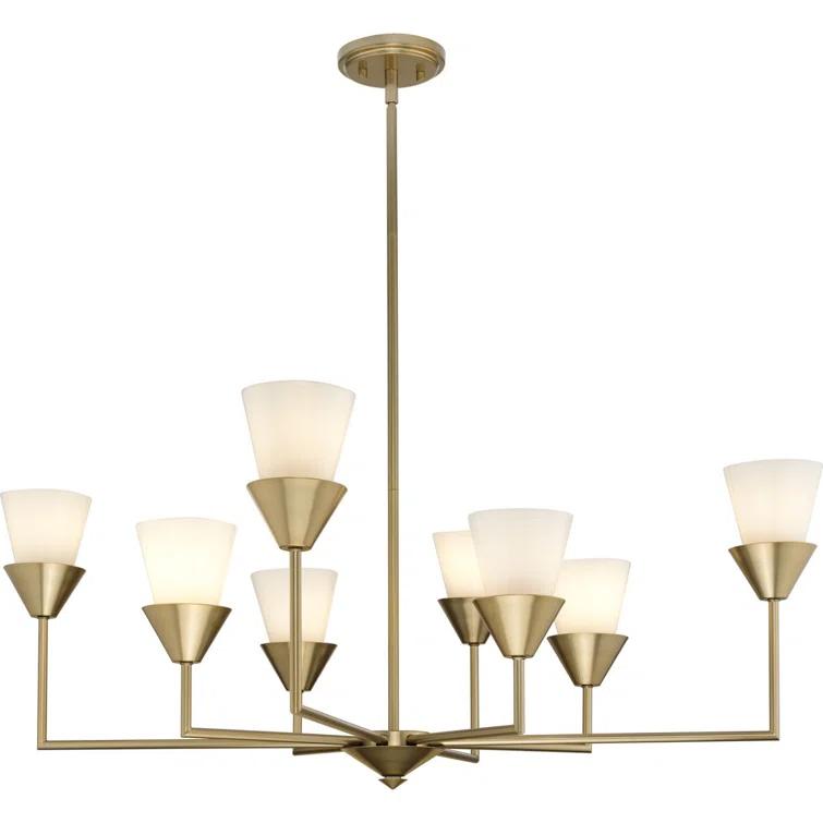 Progress Lighting Pinellas 8 - Light Dimmable Tiered Chandelier