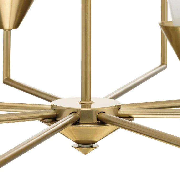 Progress Lighting Pinellas 8 - Light Dimmable Tiered Chandelier