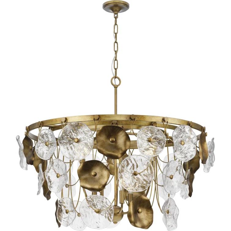 Progress Lighting Loretta 9 - Light Dimmable Tiered Chandelier