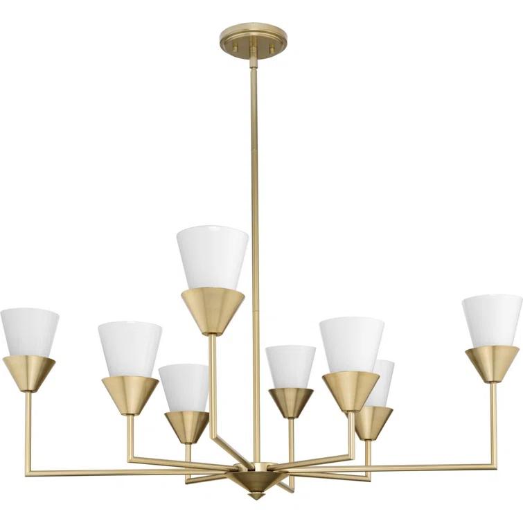Progress Lighting Pinellas 8 - Light Dimmable Tiered Chandelier
