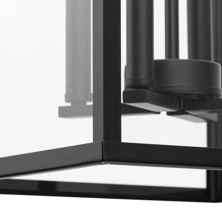 Hillcrest 4 - Light Dimmable Square / Rectangle Chandelier