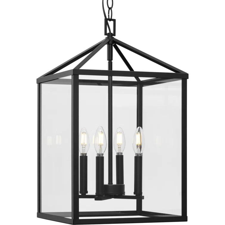Hillcrest 4 - Light Dimmable Square / Rectangle Chandelier