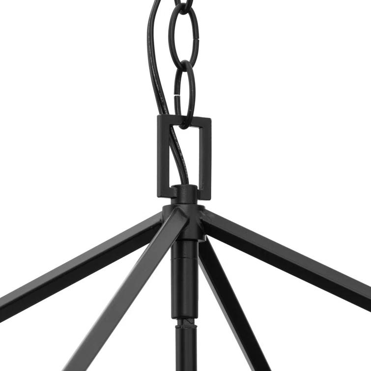 Hillcrest 4 - Light Dimmable Square / Rectangle Chandelier