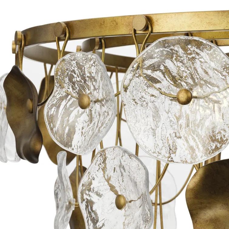 Progress Lighting Loretta 9 - Light Dimmable Tiered Chandelier