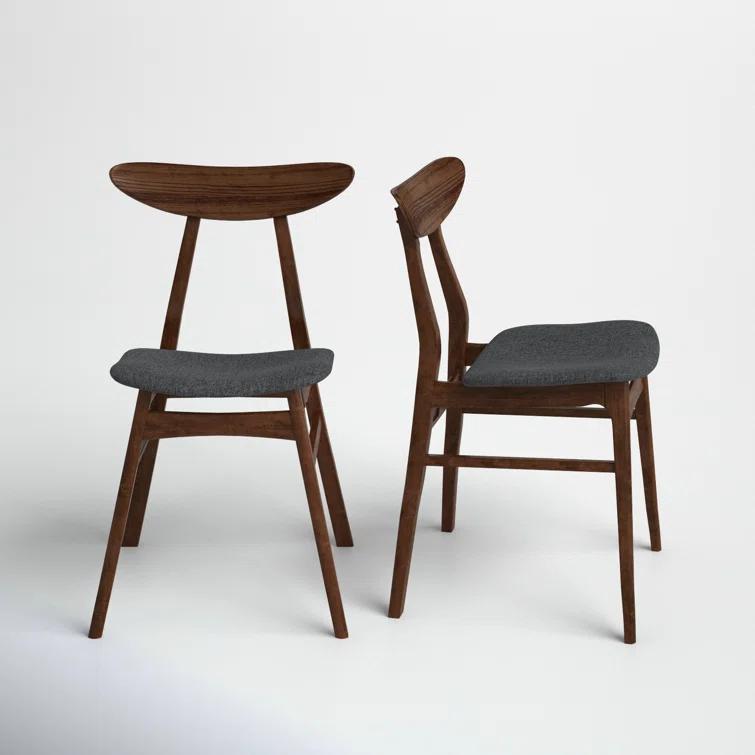 Hartford Dining Chair in Warm Gray/Walnut