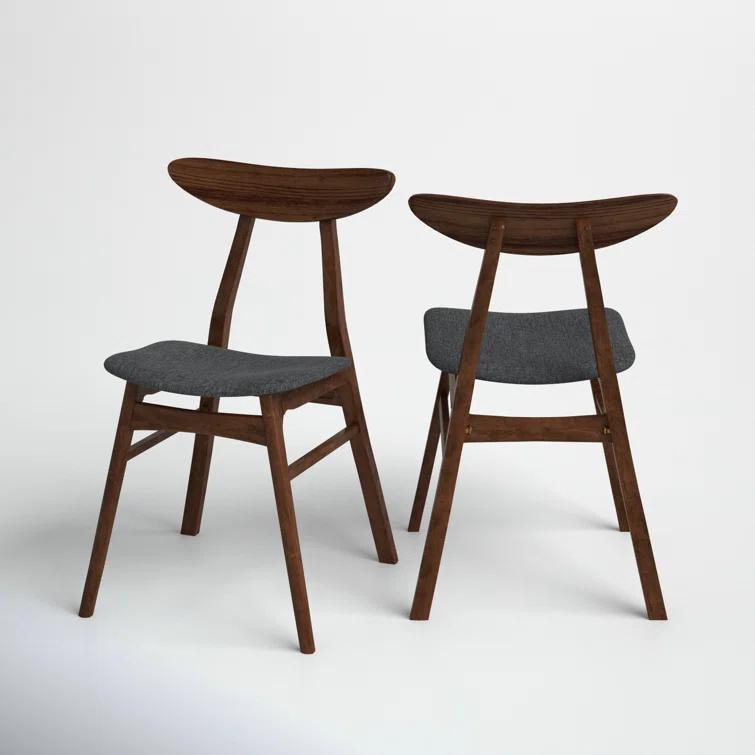 Hartford Dining Chair in Warm Gray/Walnut