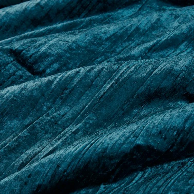 Madison Park Lee 5 Piece Crinkle Velvet Comforter Set