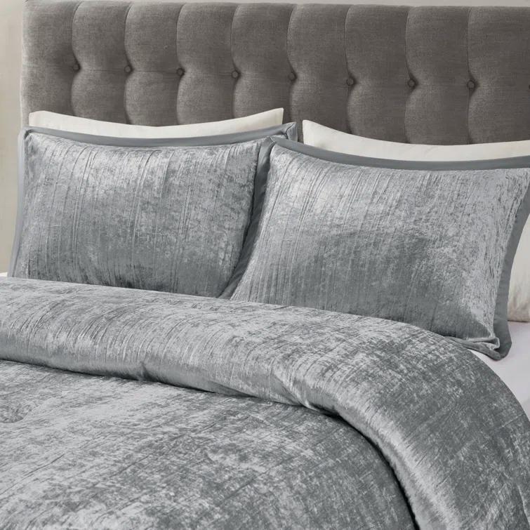 Madison Park Lee 5 Piece Crinkle Velvet Comforter Set