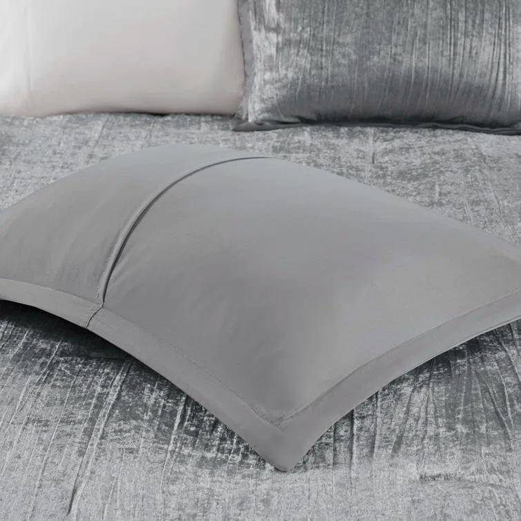 Madison Park Lee 5 Piece Crinkle Velvet Comforter Set