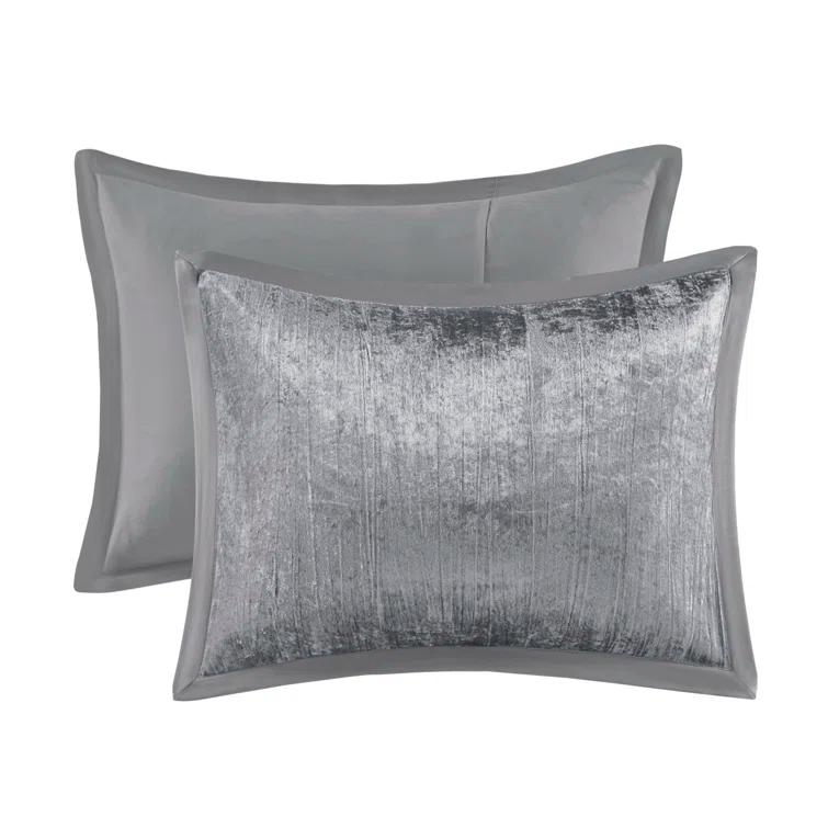 Madison Park Lee 5 Piece Crinkle Velvet Comforter Set