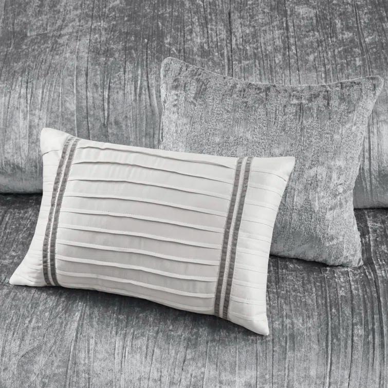 Madison Park Lee 5 Piece Crinkle Velvet Comforter Set