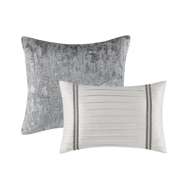 Madison Park Lee 5 Piece Crinkle Velvet Comforter Set