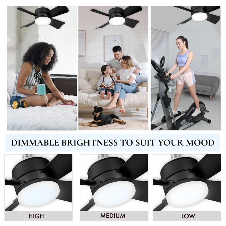 Bell + Howell Bell + Howell Socket Fan, Ceiling Fan With 1000 Lumens and Remote Control