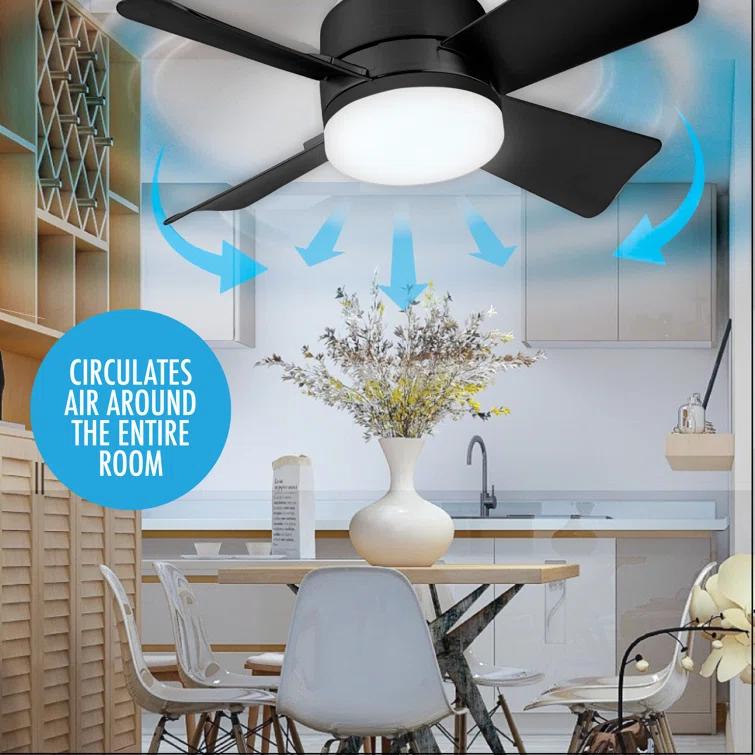 Bell + Howell Bell + Howell Socket Fan, Ceiling Fan With 1000 Lumens and Remote Control