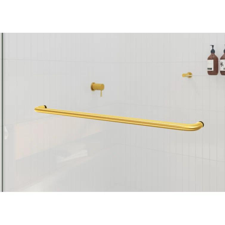 Polaris 60 in. x 66 in. Fully Frameless Sliding Bypass Bathtub Door
