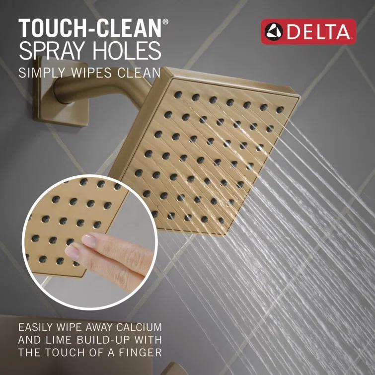 Velum Single-Function Shower Faucet Set, Valve Trim Kit, Shower Head and Handle Set