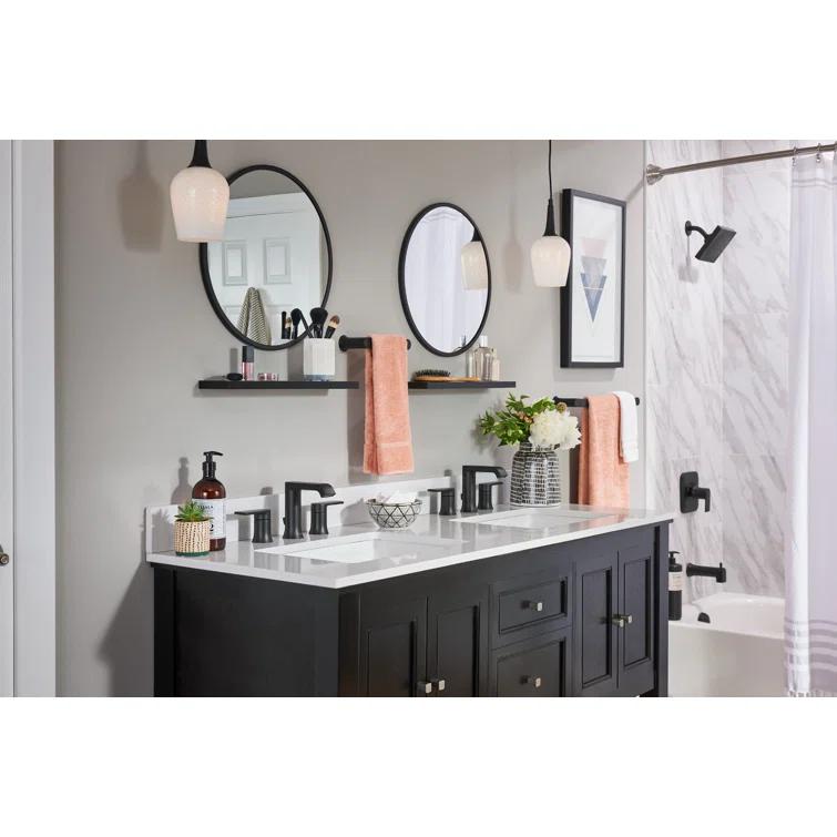 Genta LX Two-Handle Widespread Bathroom Faucet Trim Kit, Valve Required