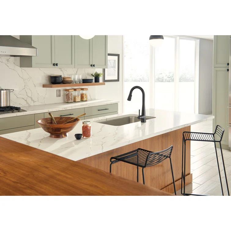 Moen Sleek MotionSense Wave Single Handle Pulldown Kitchen Faucet with Power Clean Technology