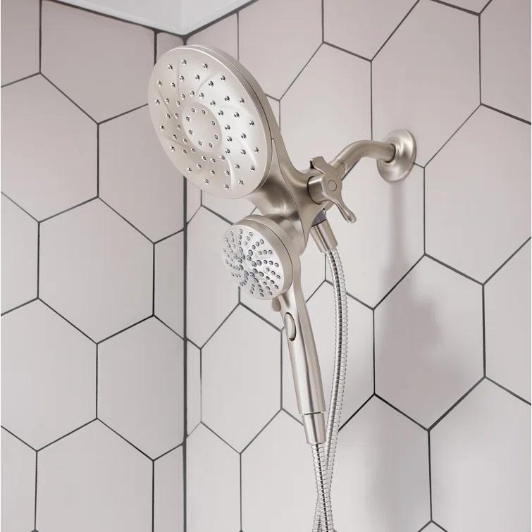 Moen Engage Tub and Shower Faucet with Magnetix Dual Shower Heads, Valve Included